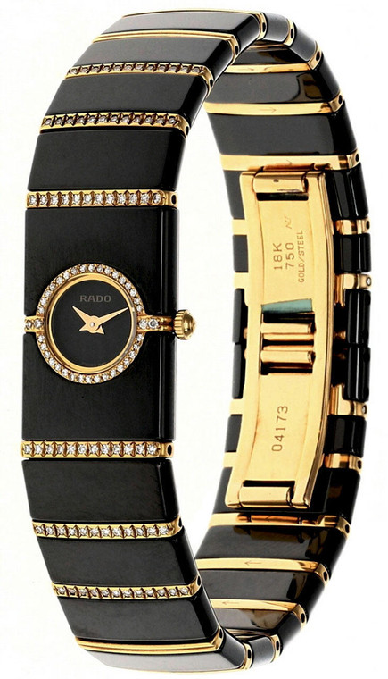 RADO DiaStar Quartz 16.25mm Black High-Tech Ceramic Women's Watch 963.0412.3115
