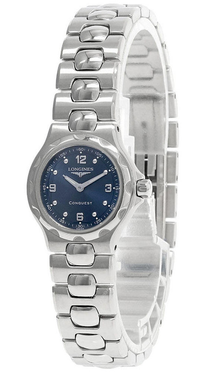 Longines watches LONGINES Conquest 24MM SS Blue Dial Bracelet Womens Watch L11304966