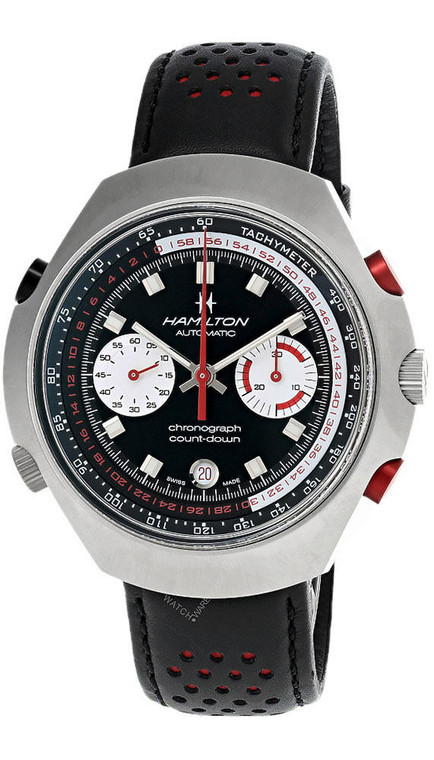 Hamilton watches HAMILTON Chrono-Matic AUTO Limited Edition Black Dial Watch H51616731