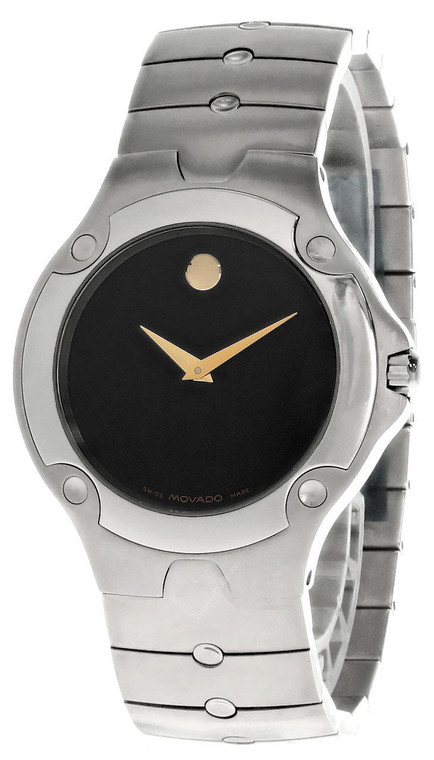 Movado watches MOVADO Sports Edition Stainless Steel Black Dial Mens Watch 84G1.1892