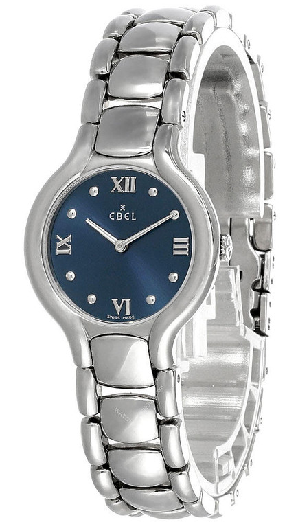 Ebel Watches EBEL Beluga Stainless Steel Blue Dial Womens Watch E9157421