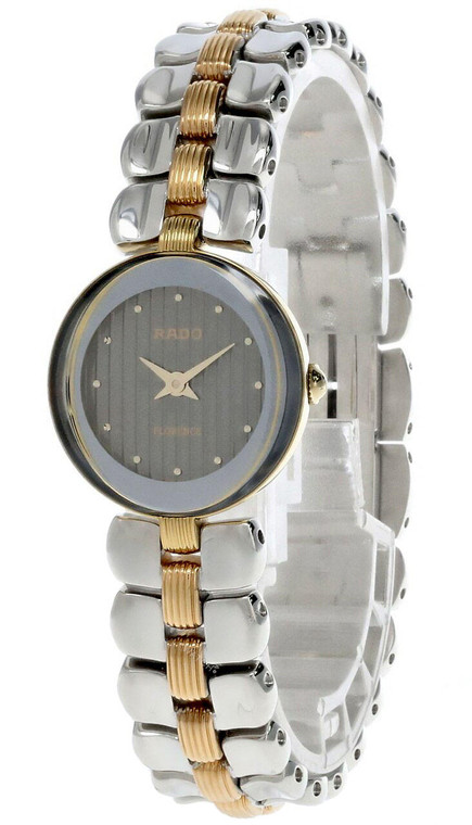 Rado watches RADO Florence Stainless Steel Gray Dial Two-Tone Womens Watch R41762103