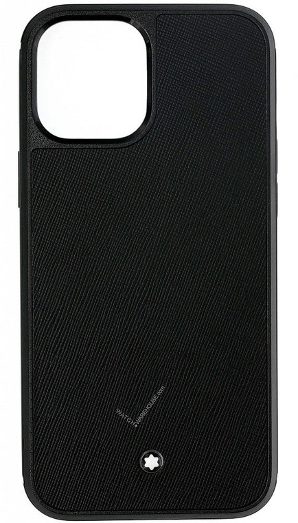 Montblanc Accessories MONTBLANC Sartorial Black Hard Phone Case For Apple iPhone 12 Promax 128652