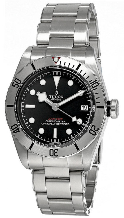 Tudor watches TUDOR Black Bay Automatic SS Black Dial Date Mens Watch M79730-0006