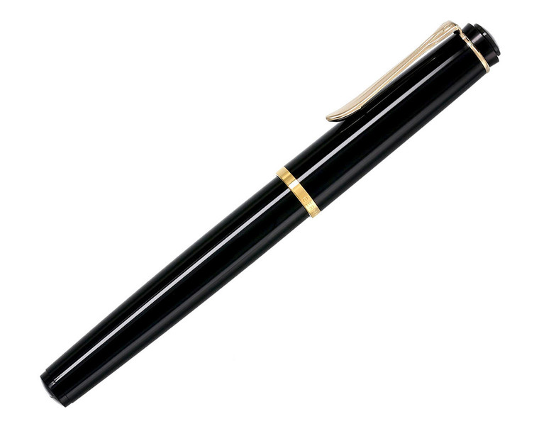 Pelikan Pens PELIKAN Classic P200 Black Fine F Nib Fountain Pen 930412