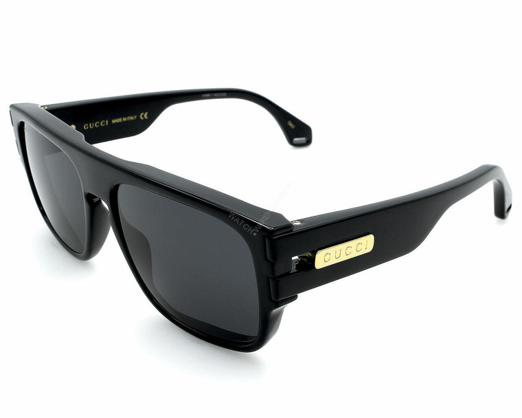 Eyewear Brands GUCCI Black/Gray Lens 58-17-145MM Mens Sunglasses GG0664S 001