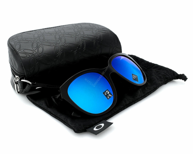 OAKLEY Low Key Black Ink Prizm Sapphire Polarized Women's Sunglasses