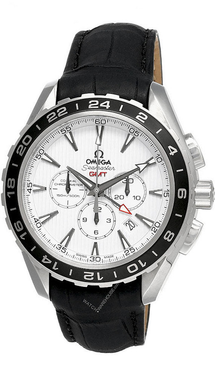 Omega watches OMEGA Seamaster Aqua Terra 44MM White Dial LTHR Mens Watch 231.13.44.52.04.001