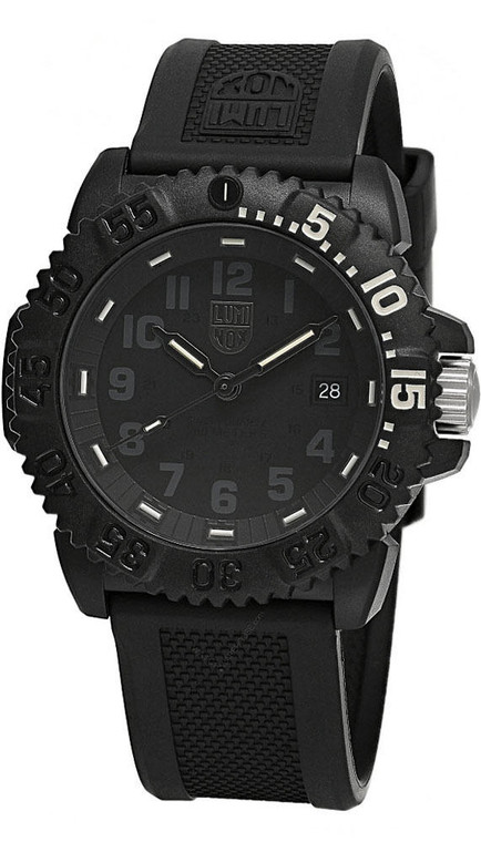 Luminox watches LUMINOX Navy Seal Colormark 44MM BLK Rubber Mens Watch XS.3051GONSF