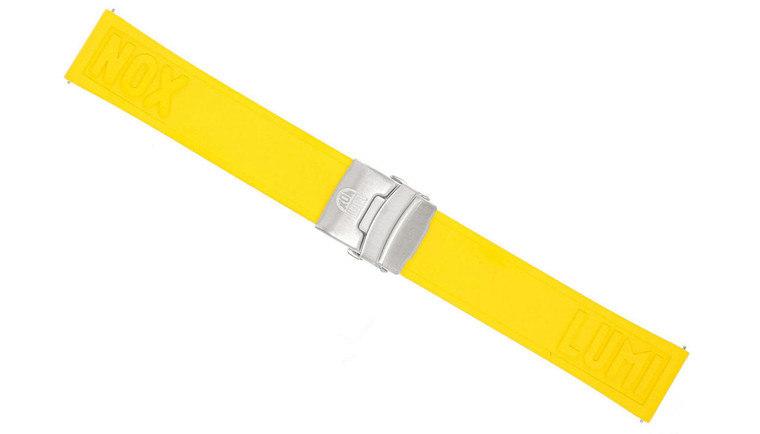 Luminox watches LUMINOX 24MM Yellow Rubber Cut-To-Fit Strap FPX.2406.50QK