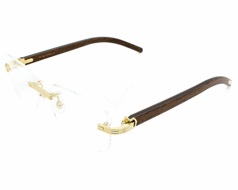 Cartier Eyewear CARTIER Gold-Brown 56MM-145MM Unisex Eyewear CT0286O-002