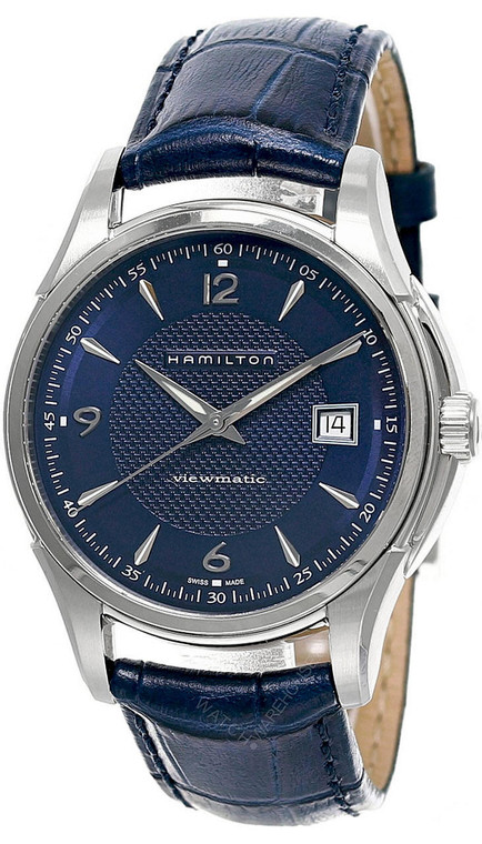 Hamilton watches HAMILTON Jazzmaster Viewmatic 40MM AUTO Blue Dial Mens Watch H32515641