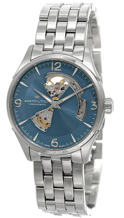 HAMILTON Jazzmaster Open Heart 42MM AUTO Blue Dial Men's Watch H32705142