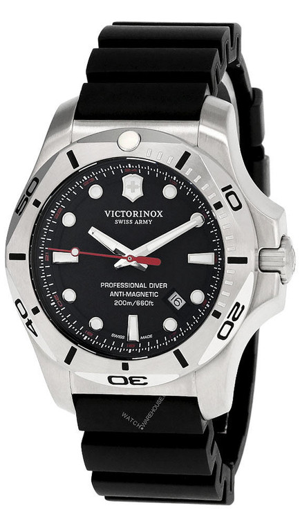 Victorinox Swiss Army watches VICTORINOX INOX Professional Diver 45MM BLK Dial Mens Watch 241733.1
