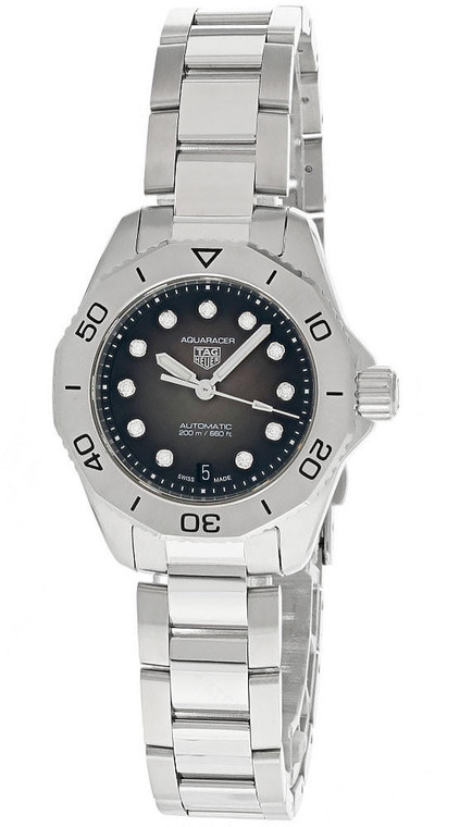 TAG Heuer Watches‎ TAG HEUER Aquaracer Professional 200 AUTO Diamond 30MM Womens Watch WBP2410BA0622