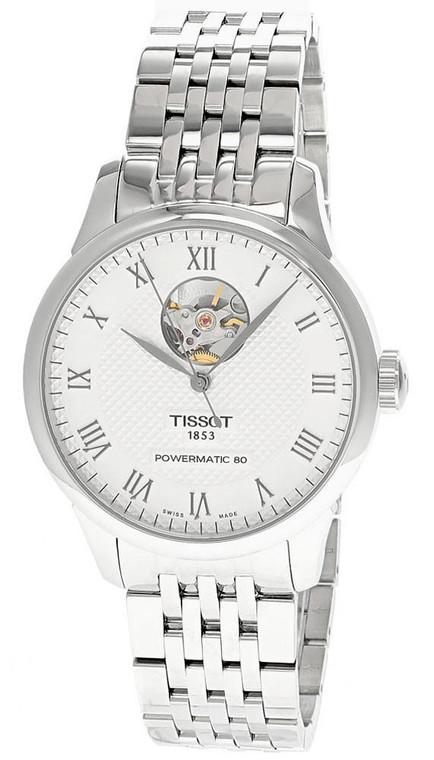 Tissot watches TISSOT Le Locle Powermatic 80 Open Heart SS Mens Watch T0064071103302