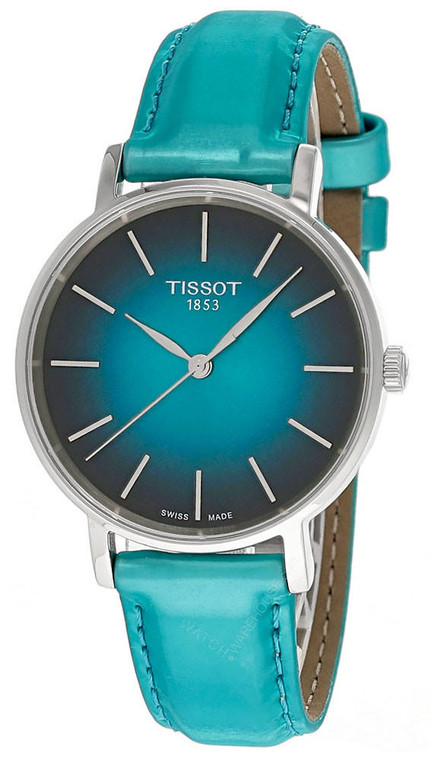 Tissot watches TISSOT Everytime 34MM Quartz Leather Women's Watch T1432101709100 