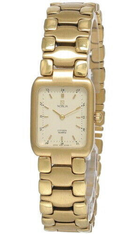 Citizen Watches Citizen Noblia Cream Dial Gold-tone SS Women's Watch SZ1212