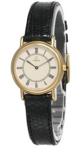 Citizen Noblia Cream Dial LTHR Strap Women's Watch SZ1392 | Fast