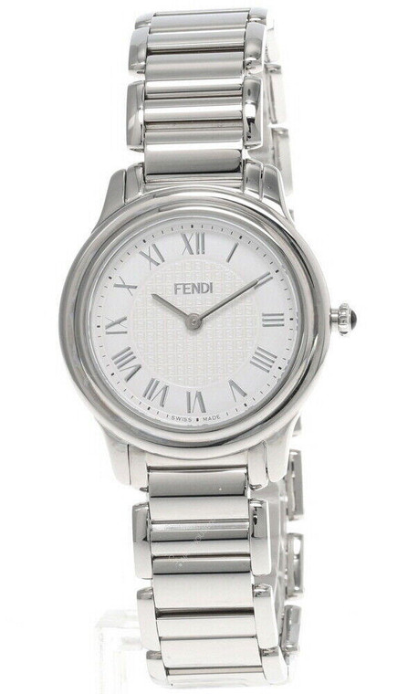 Fendi Watches New Fendi 32MM White Dial Stainless Steel Women's Watch F251034000 