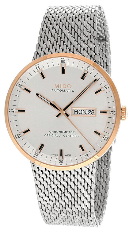 MIDO Commander Icone AUTO 42MM SS Mesh Men's Watch M031.631.21.031.00 / M0316312103100