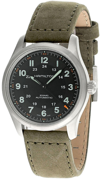 Hamilton watches HAMILTON Khaki Field Titanium AUTO 38MM Leather Men's Watch H70205830