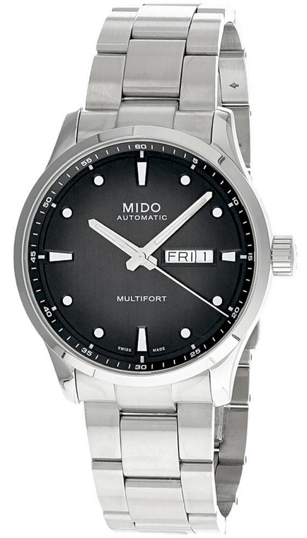 Mido Watches MIDO Multifort M AUTO 42MM SS Black Dial Men's Watch M038.430.11.051.00