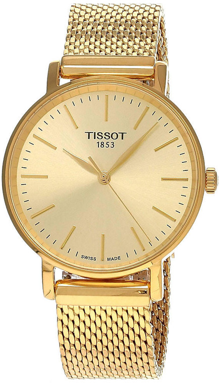 Tissot watches TISSOT Everytime 34MM SS Champagne Dial Unisex Watch T143.210.33.021.00 
