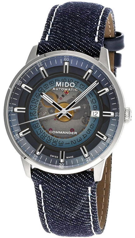 Mido Watches MIDO Commander 40MM AUTO Blue Strap Men's Watch M021.407.18.411.00 