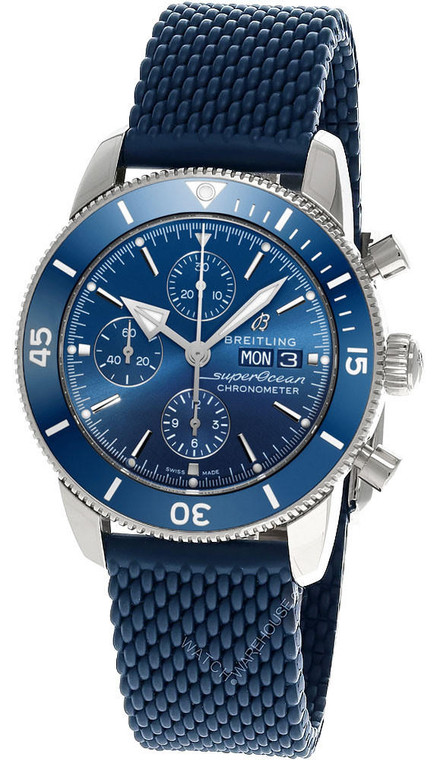 BREITLING Superocean Heritage II CHRONO 44MM Blue Dial Men's Watch A13313161C1S1