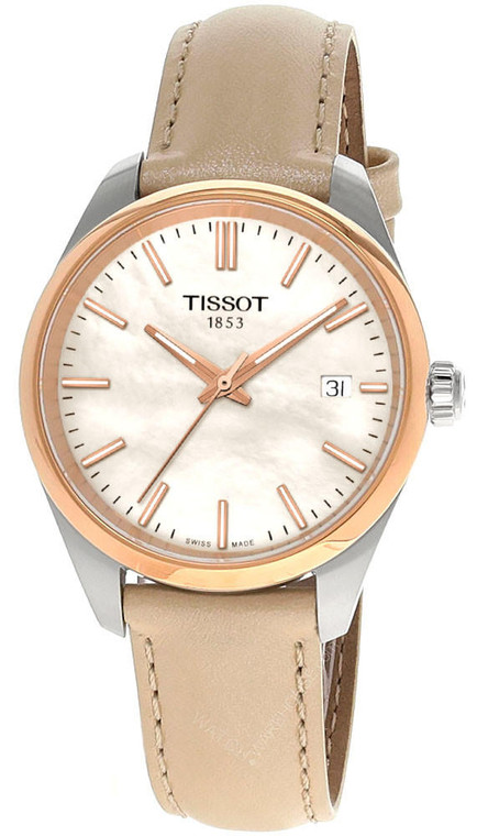 Tissot watches TISSOT PR 100 Quartz 34MM White MOP Dial Women's Watch T150.210.26.111.00 