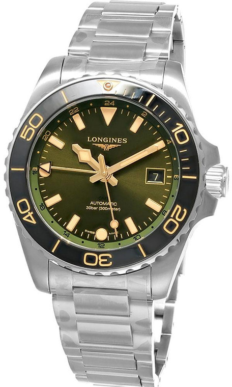 Longines watches LONGINES HydroConquest GMT 41MM AUTO SS Men's Watch L3.790.4.06.6 / L37904066 