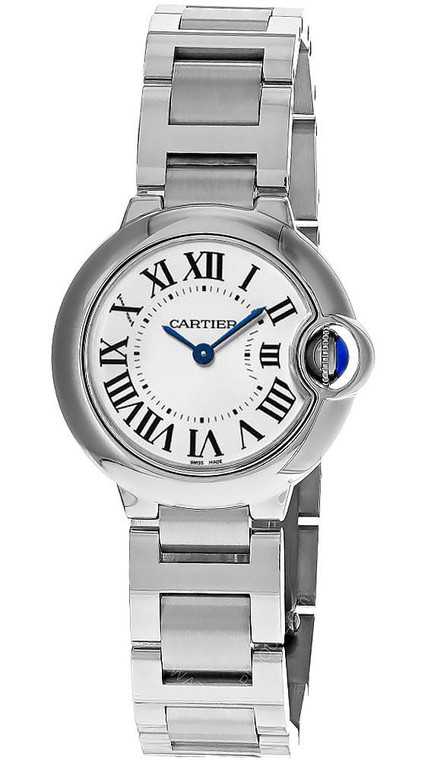 Cartier watches CARTIER Ballon Bleu de Cartier 28MM Quartz Silver Dial Women's Watch WSBB0067 