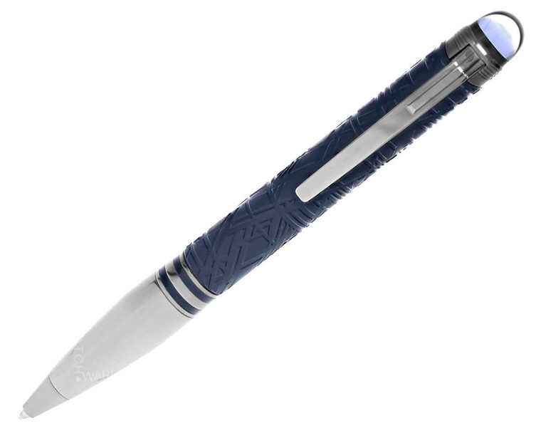 Montblanc Pens MONTBLANC Starwalker SpaceBlue Doue Blue Ballpoint Pen 130217 