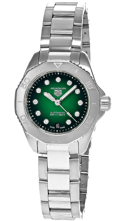 TAG Heuer Watches‎ TAG HEUER Aquaracer Professional 200 Date Diamond SS Women's Watch WBP2415.BA0622 