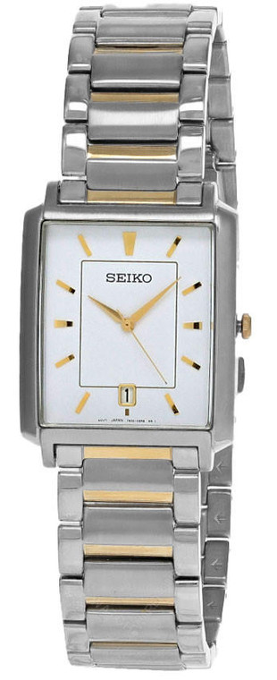 Seiko watches SEIKO Quartz Silver Dial Two-tone SS Unisex Watch SKK517  