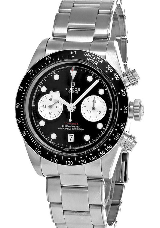 Tudor watches TUDOR Black Bay CHRONO AUTO 41MM SS Black Dial Men's Watch M79360N-0001 
