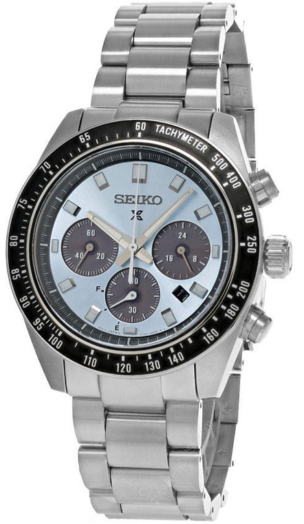 Seiko watches SEIKO Prospex Speedtimer CHRONO 41.4MM Light Blue Dial Men's Watch SSC935 