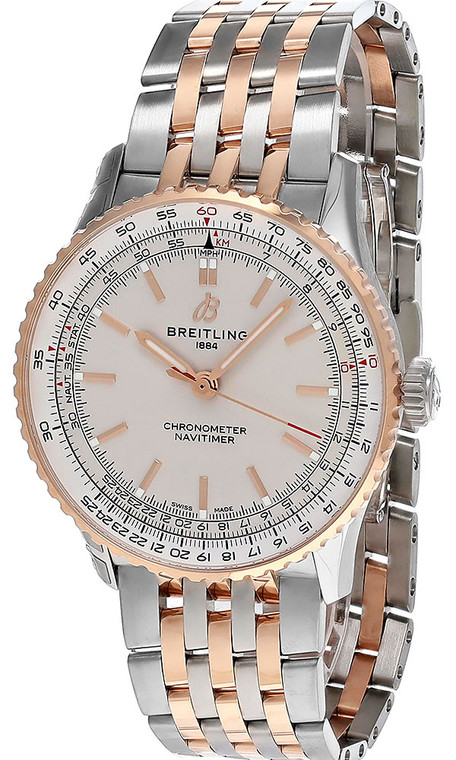 BREITLING Navitimer AUTO SS 41MM 18K Rose Gold Men's Watch U17329F41G1U1