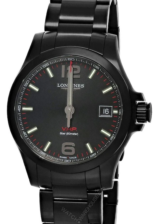 Longines watches LONGINES Conquest V.H.P. 41MM Black PVD Men's Watch L3.716.2.56.6 / L37162566 