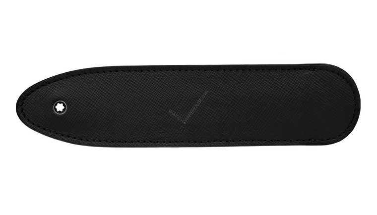 Montblanc Accessories MONTBLANC Sartorial 1 Pen Black Leather Sleeve MB118699 