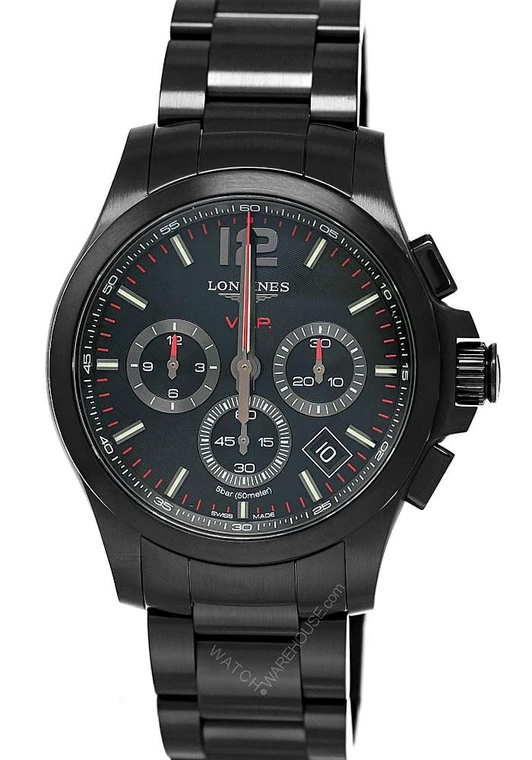 Longines watches LONGINES Conquest V.H.P 42MM Black PVD Men's Watch L3.717.2.56.6 / L37172566 