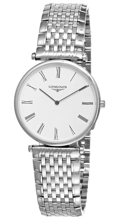 LONGINES La Grande Classique Quartz 33MM White Dial Unisex Watch L4.709.4.21.6 / L4709421C 