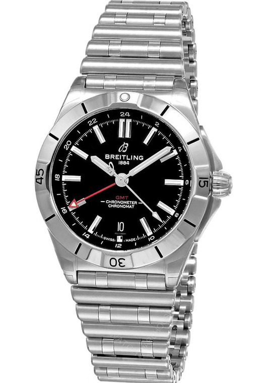 BREITLING Chronomat Automatic GMT 40MM Black Dial Men's Watch A32398101B1A1 