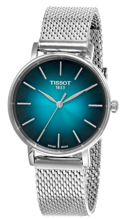 Tissot watches TISSOT Everytime Quartz 34MM Graded Green-Black Dial Unisex Watch T143.210.11.091.00 / T1432101109100 