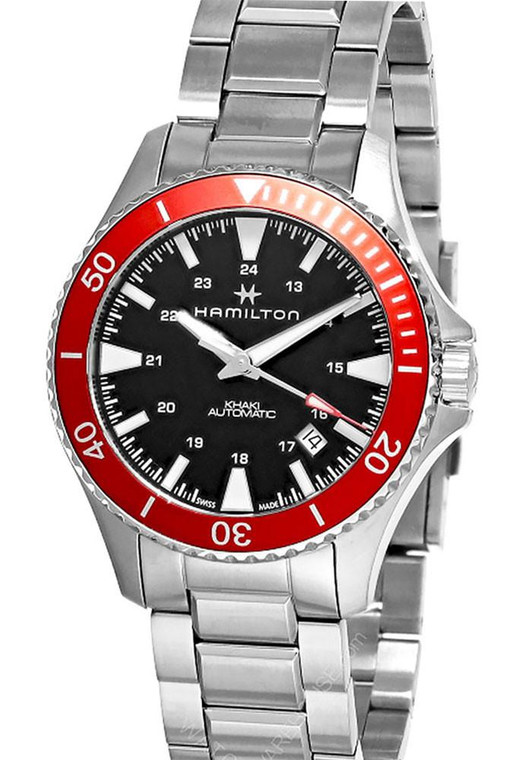 Hamilton watches HAMILTON Khaki Navy Scuba Automatic SS 40MM Black Dial Men's Watch H82405130 