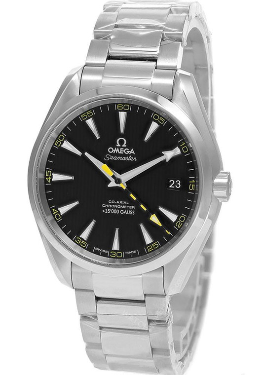 OMEGA Seamaster Aqua Terra SS 41.5MM Black Dial Men's Watch 231.10.42.21.01.002 / 23110422101002 