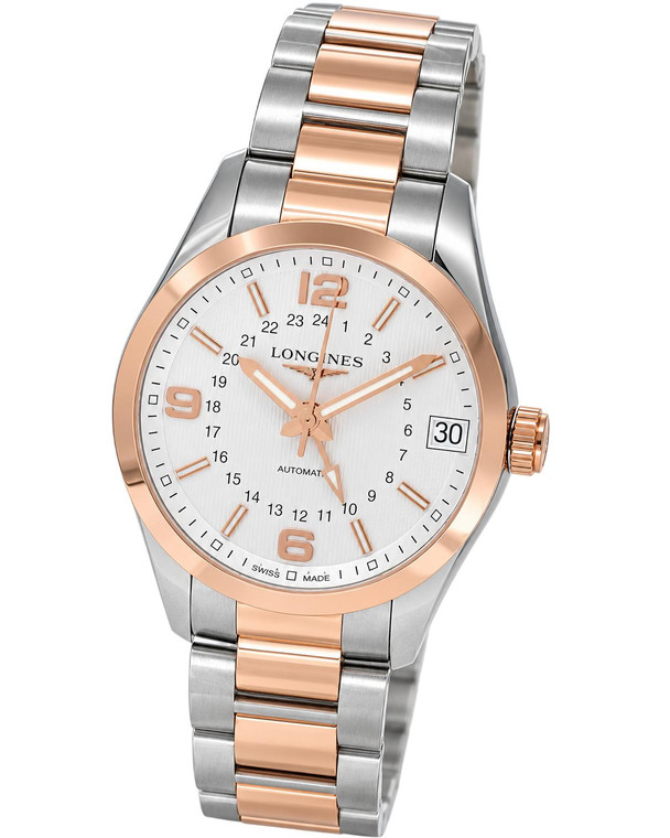 Longines watches LONGINES Conquest Automatic 42MM Two-Tone 18K Rose Gold Men's Watch L2.799.5.76.7 / L27995767 