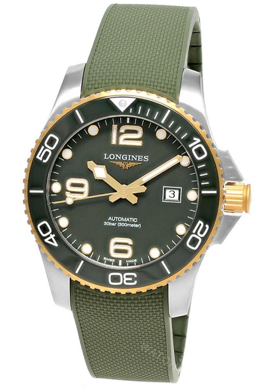 LONGINES Hydroconquest Automatic 41MM Green Dial Men's Watch L3.781.3.06.9 / L37813069