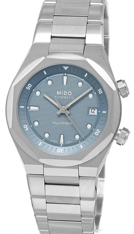 Mido Watches MIDO Multifort 8 Two Crowns Automatic 40MM Grey Dial Men's Watch M047.507.11.081.00 / M0475071108100 